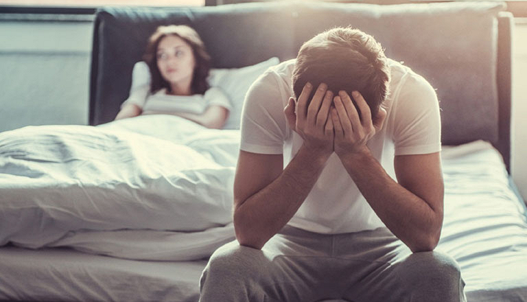Rối loạn cương dương cho tâm lý ở đàn ông.